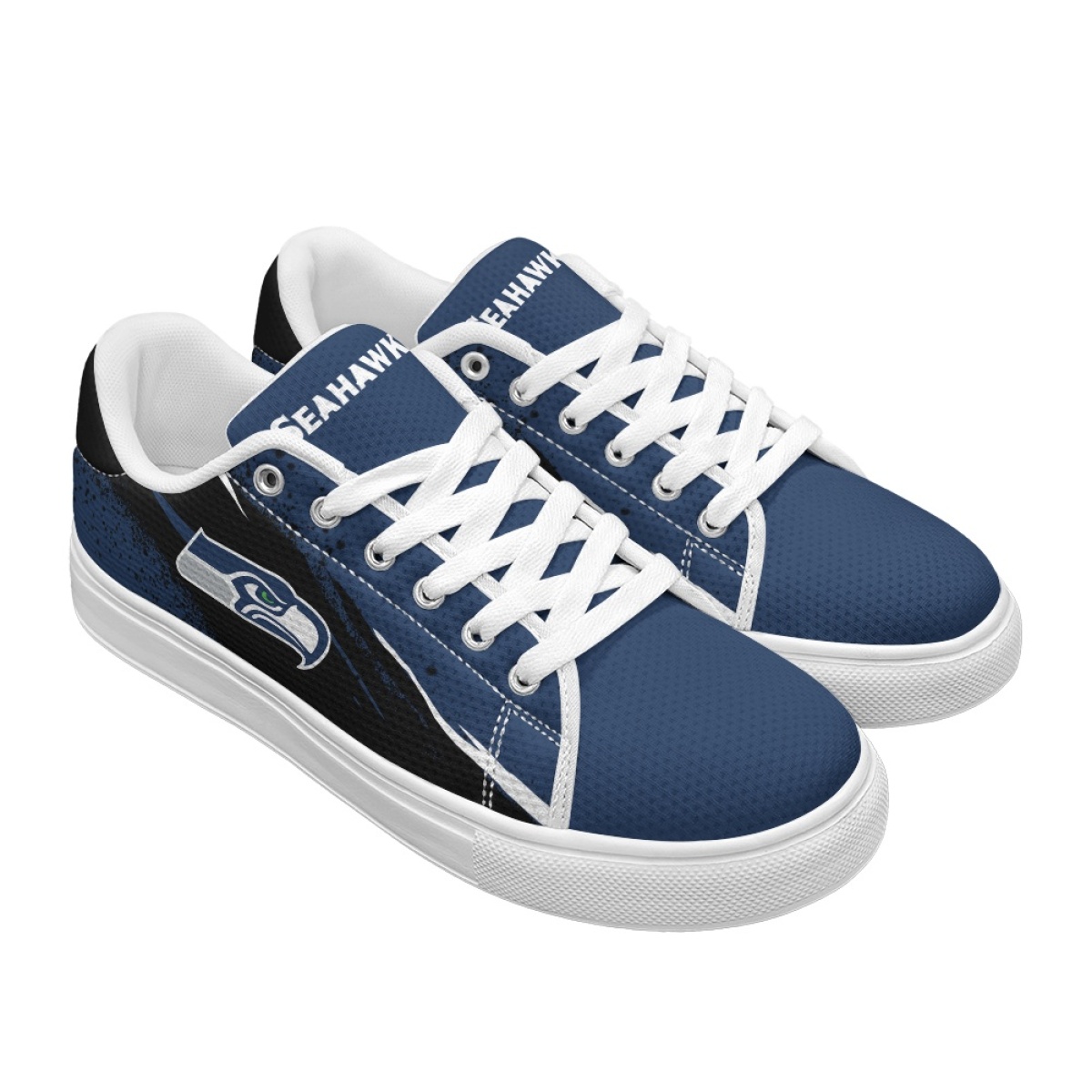 Men's Seattle Seahawks Low Top Casual Sneakers/Shoes 001